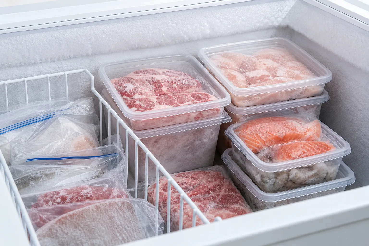 Fleisch und Fisch sicher in der Gefriertruhe lagern: Auftau- und Hygienehinweise