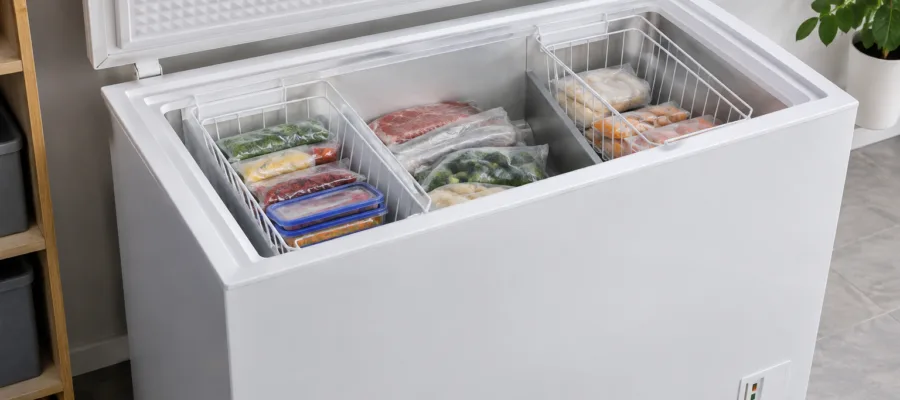 Gefriertruhe Koerbe und Einsaetze kaufen: Organisation und Stauraum optimieren
