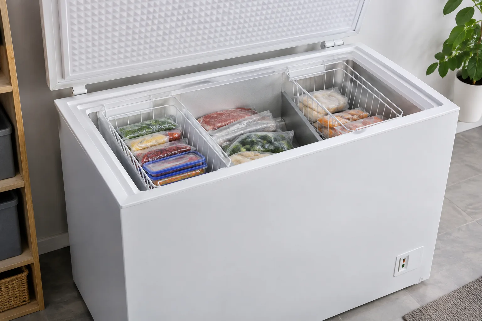 Gefriertruhe Koerbe und Einsaetze kaufen: Organisation und Stauraum optimieren