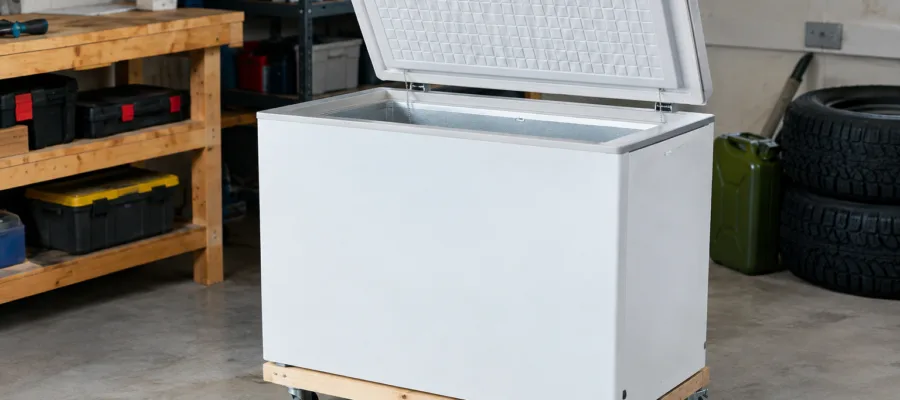 Mobile Gefriertruhe selber bauen: Rollende und transportable DIY-Loesungen