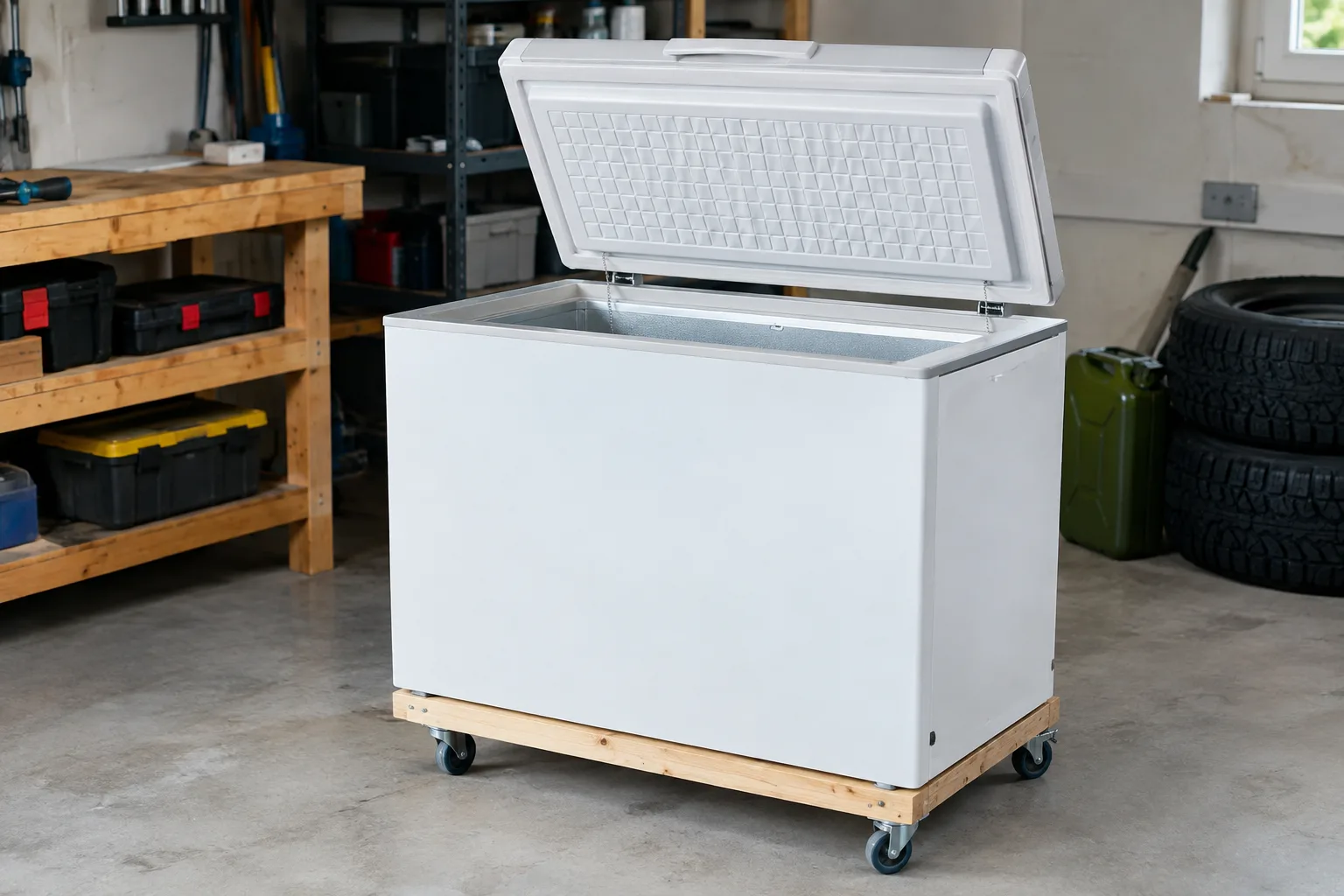 Mobile Gefriertruhe selber bauen: Rollende und transportable DIY-Loesungen